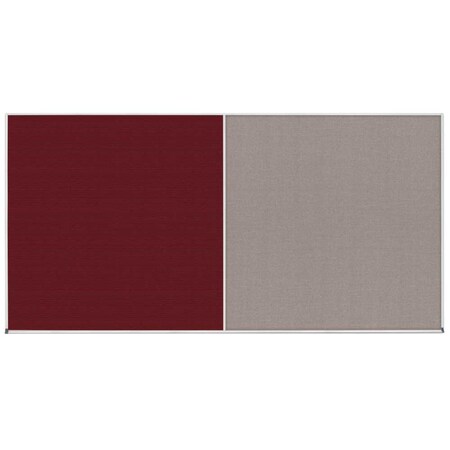 United Visual Products Enclosed Corkboard, 1 Door, 48"x36", 4" Fra UV3416-SATIN-BLACK